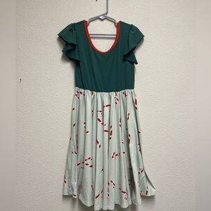DotDotSmile Size 7 candy cane Empire Dress